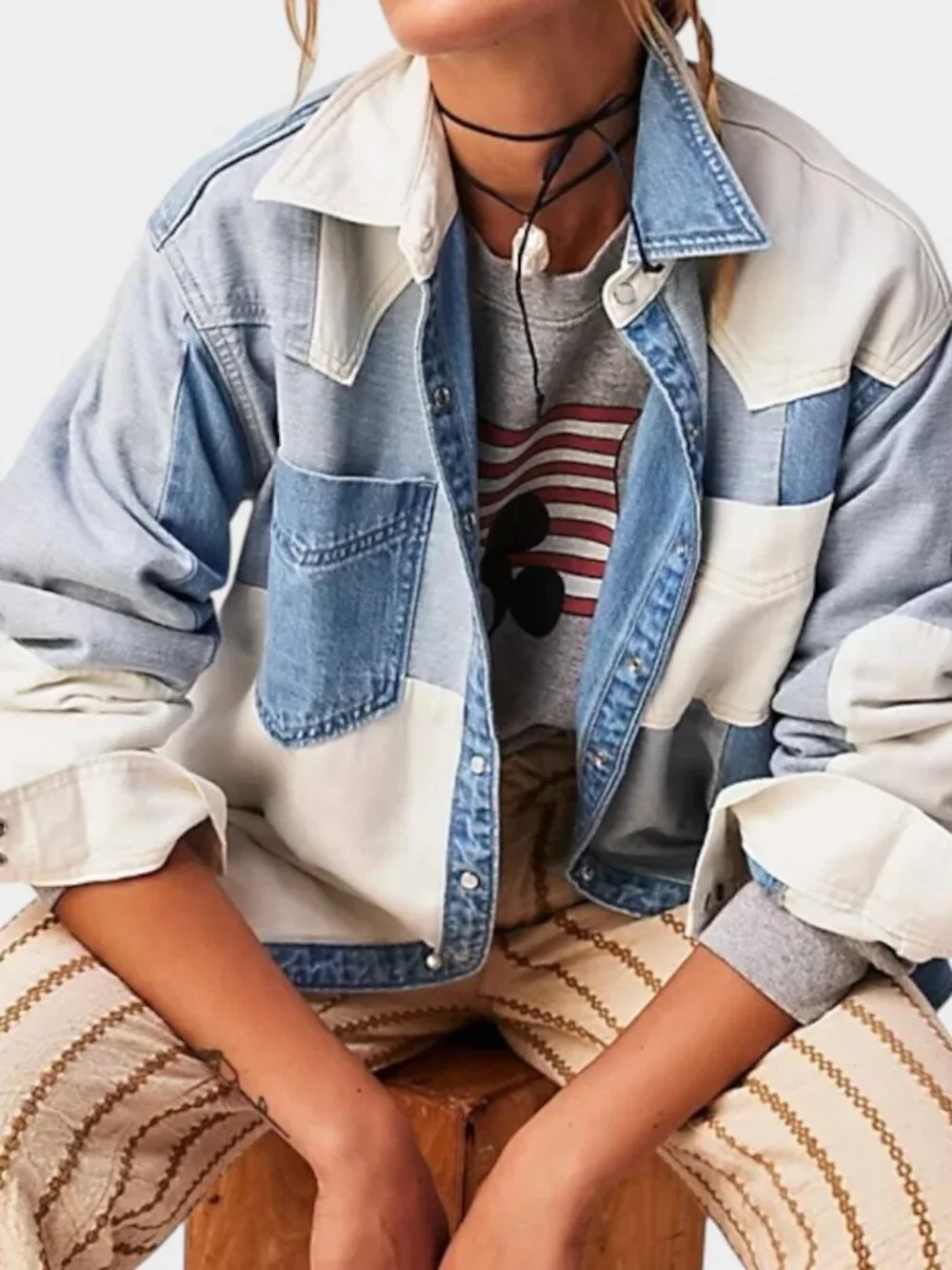 Levi's Donovan Western Shirt Patchwork Blanket - Picture 12 of 12